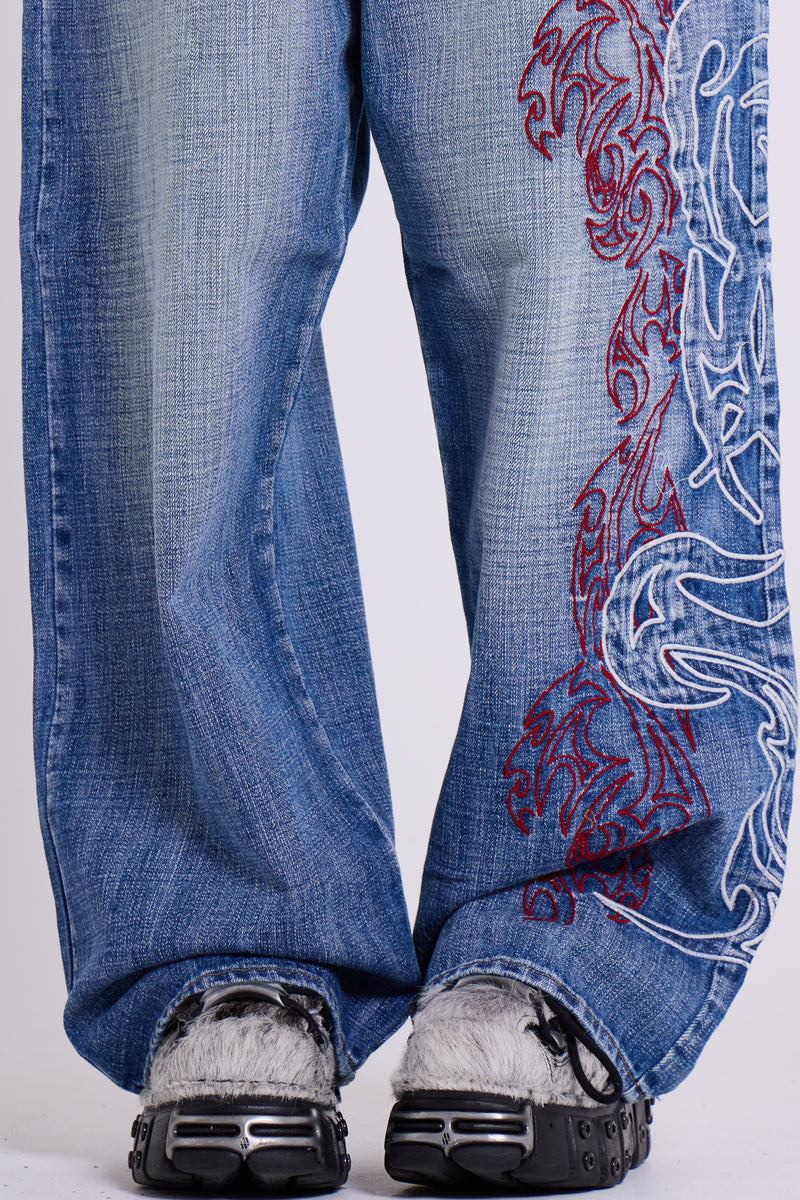 Layered Tribal XL Colossus Jeans – view 5