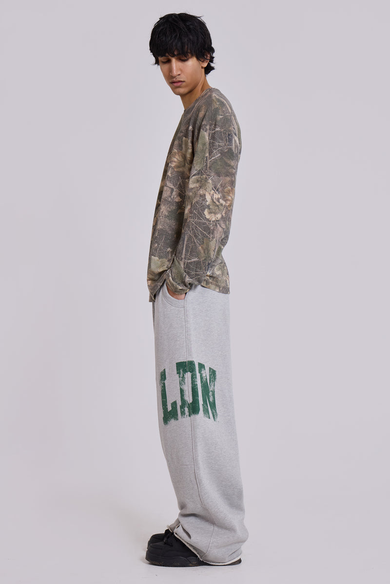 LDN Print Grey Marl Monster Joggers – view 5