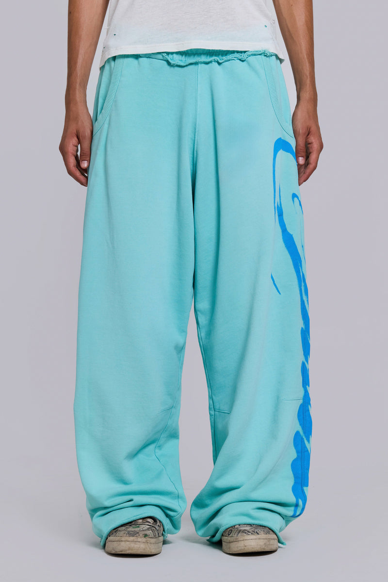 Divine Airbrush Aqua Monster Joggers