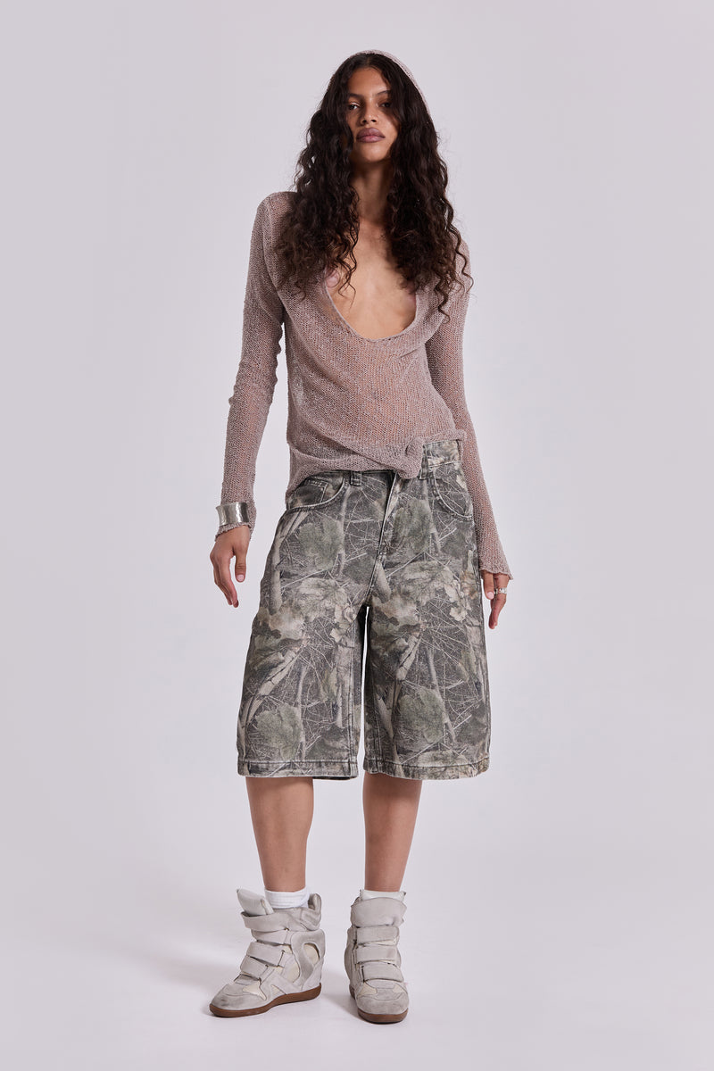 Woodland Camo Colossus Jorts