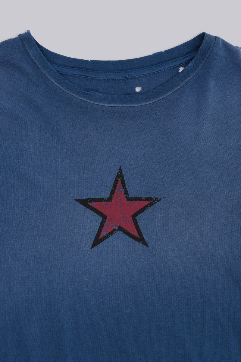 Navy Star Sun Faded T-Shirt – view 5